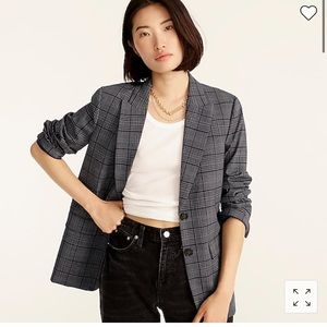 J Crew Sommerset blazer in grey plaid 00